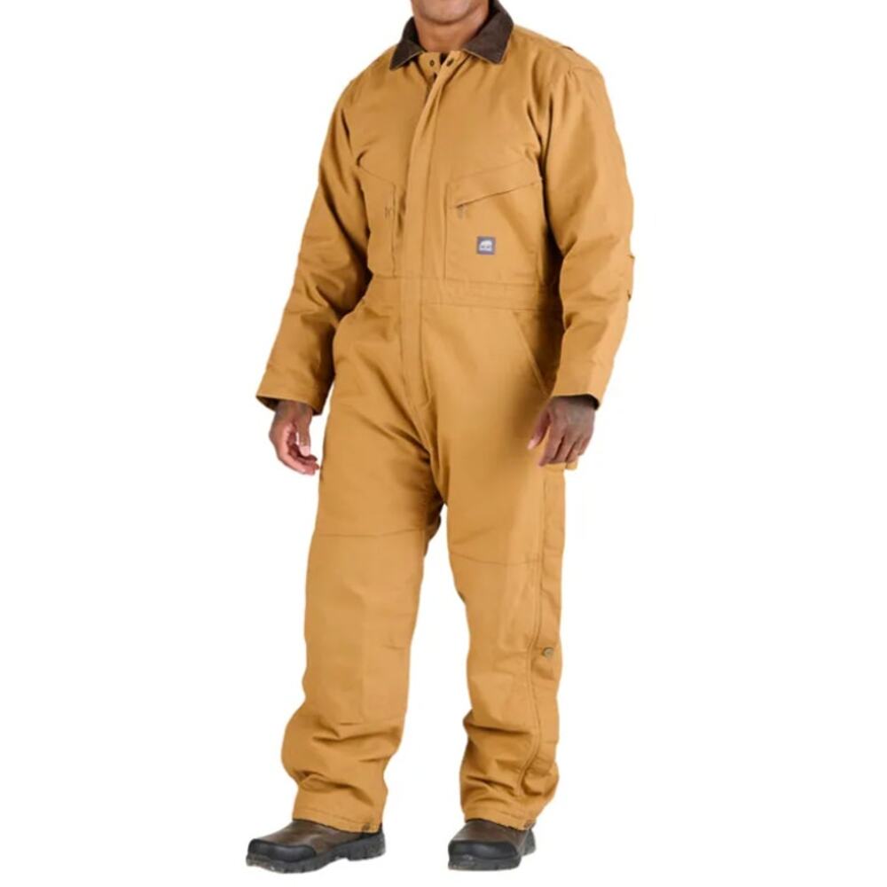 New Berne Deluxe Insulated Coverall, Brown Duck Size Small Short